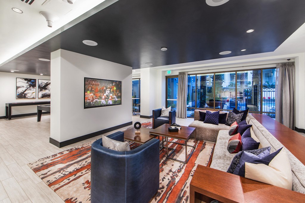 Decorated Lounge Area at Bell South Bay, Inglewood