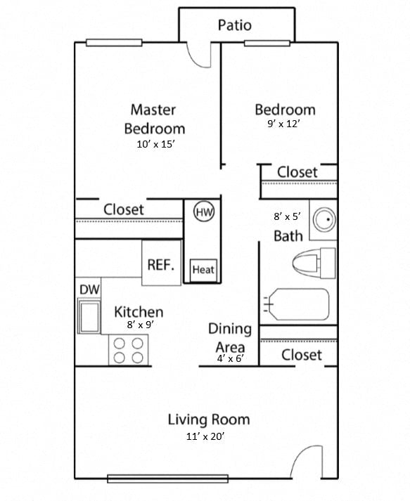 TWO BEDROOM