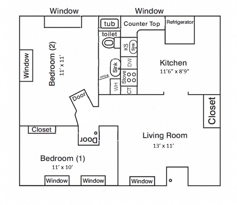 TWO BEDROOM APARTMENT