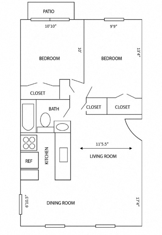 TWO BEDROOM