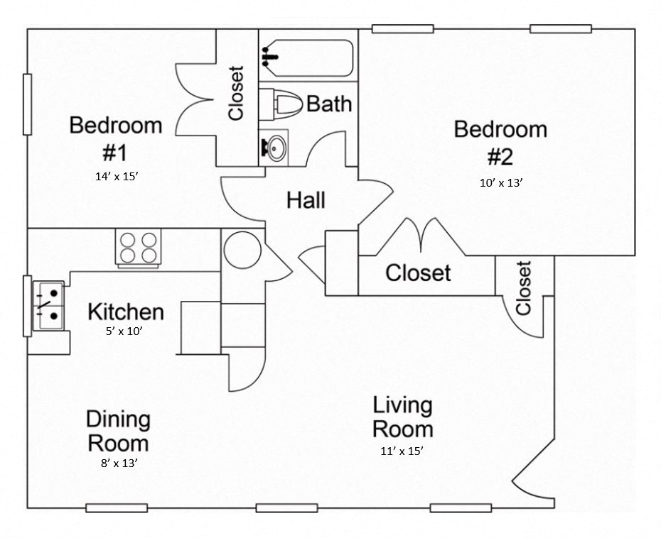 TWO BEDROOM