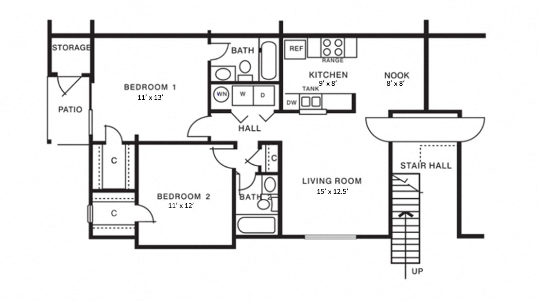 TWO BEDROOM