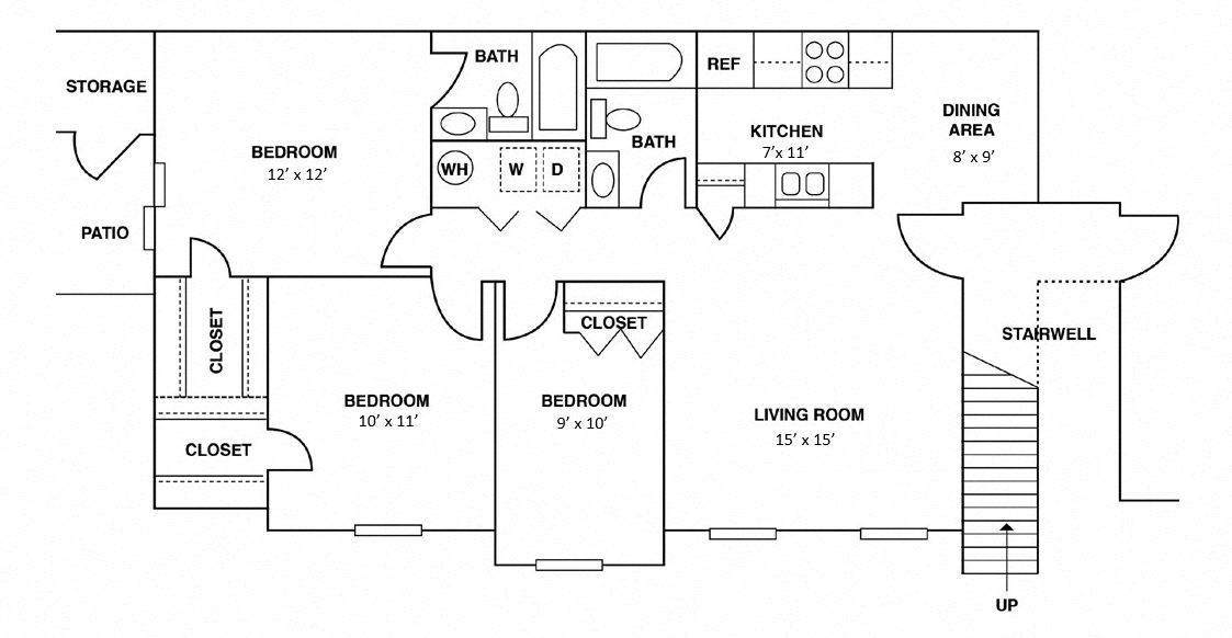 THREE BEDROOM