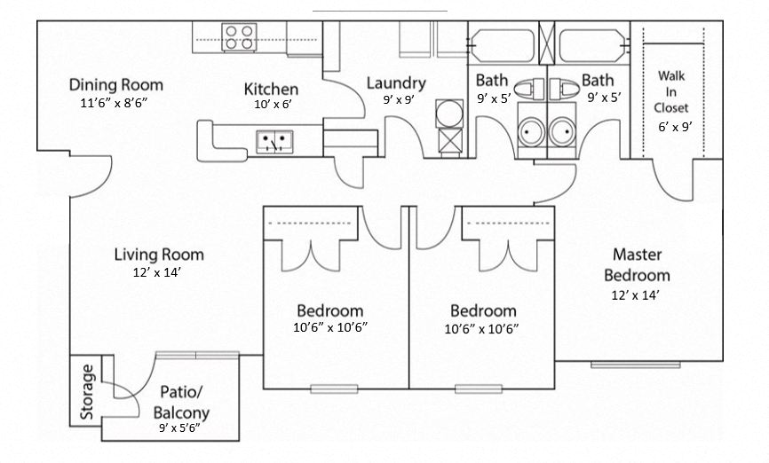 THREE BEDROOM