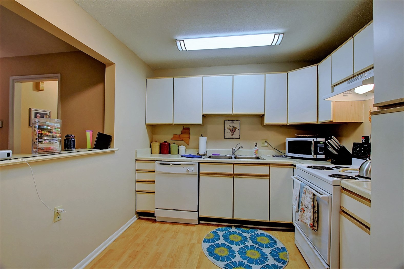Image of kitchen with  cabinets and appliances