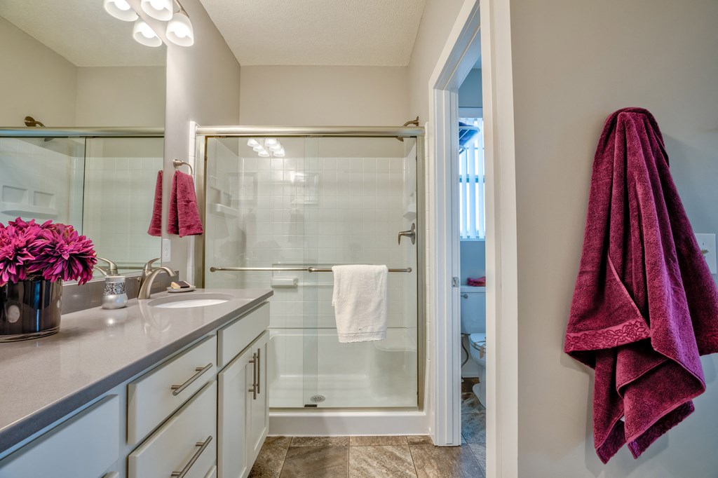 Bathroom of Home For Rent in Holt Michigan | Aspen Lakes Estates