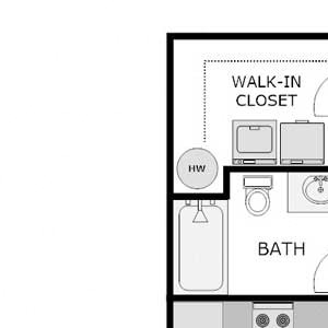 2 Bedroom 1 Bathroom - 975 Square Feet - Lower Style C 2 Bedroom 1 Bathroom - 975 Square Feet - Lower Style C