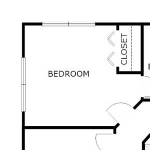 2 Bedroom 2 Bathroom - 1200 Square Feet 2 Bedroom 2 Bathroom - 1200 Square Feet