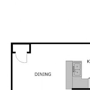 2 Bedroom 2 Bathroom - 1067 Square Feet - Lower 2 Bedroom 2 Bathroom - 1067 Square Feet - Lower