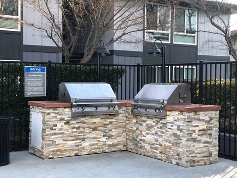 BBQ area l Bella Vista Napa