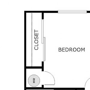 2 Bedrooms 1.5 Bathrooms Upper