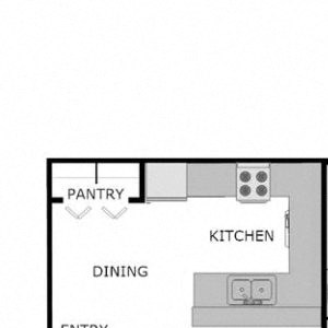 3 Bed 2 Bath Upper