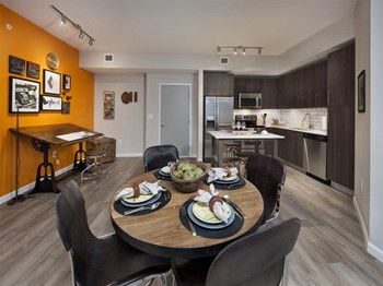 Track Lighting at SofA Downtown Luxury Apartments, Delray Beach,Florida