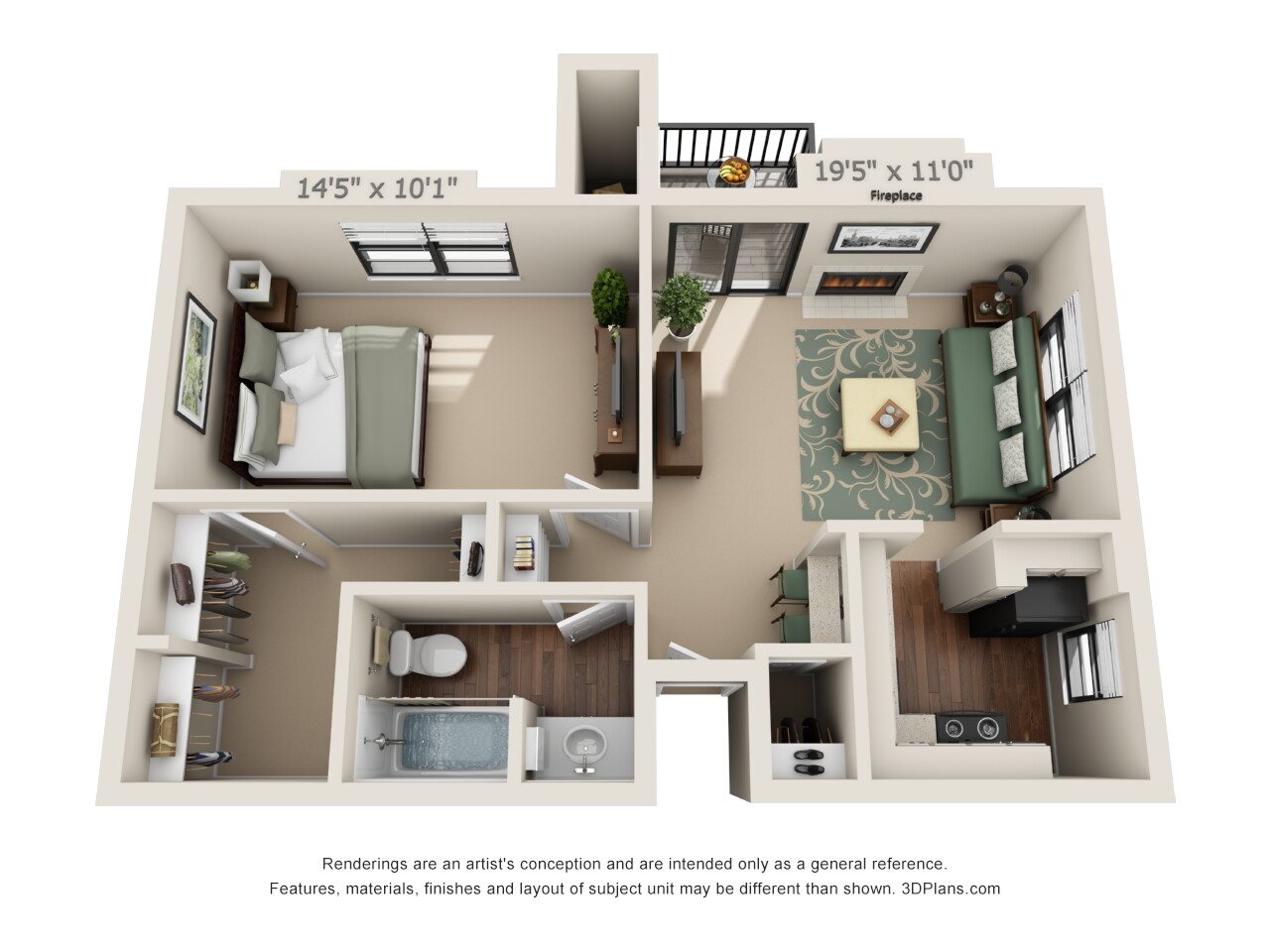 The Mobile Floor Plan 1