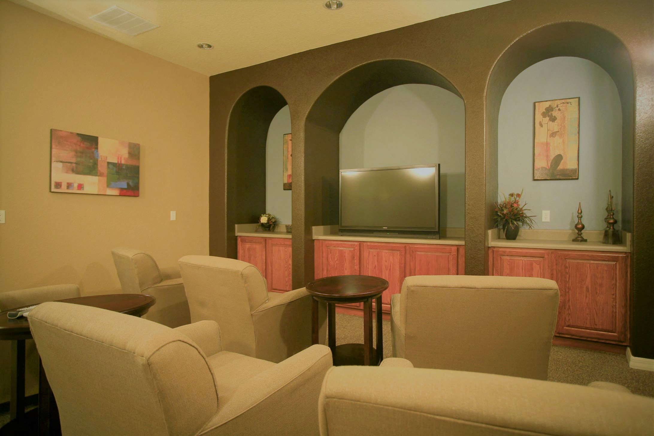 TV lounge at Summerlin Oaks Apartments
