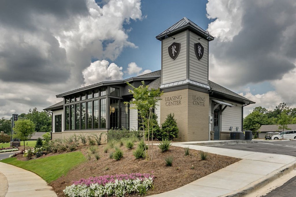 a building with a clock tower on the front of it