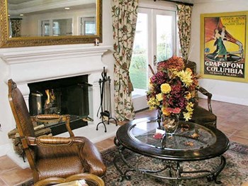 Torcello | Elegant Furniture and Fireplace Clubhouse Fireplace at Torcello Apts in Stockton, CA - Photo Gallery 3