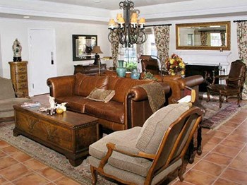 Torcello | Furnished Living Room Model Unit at Torcello Apts in Stockton, CA - Photo Gallery 4