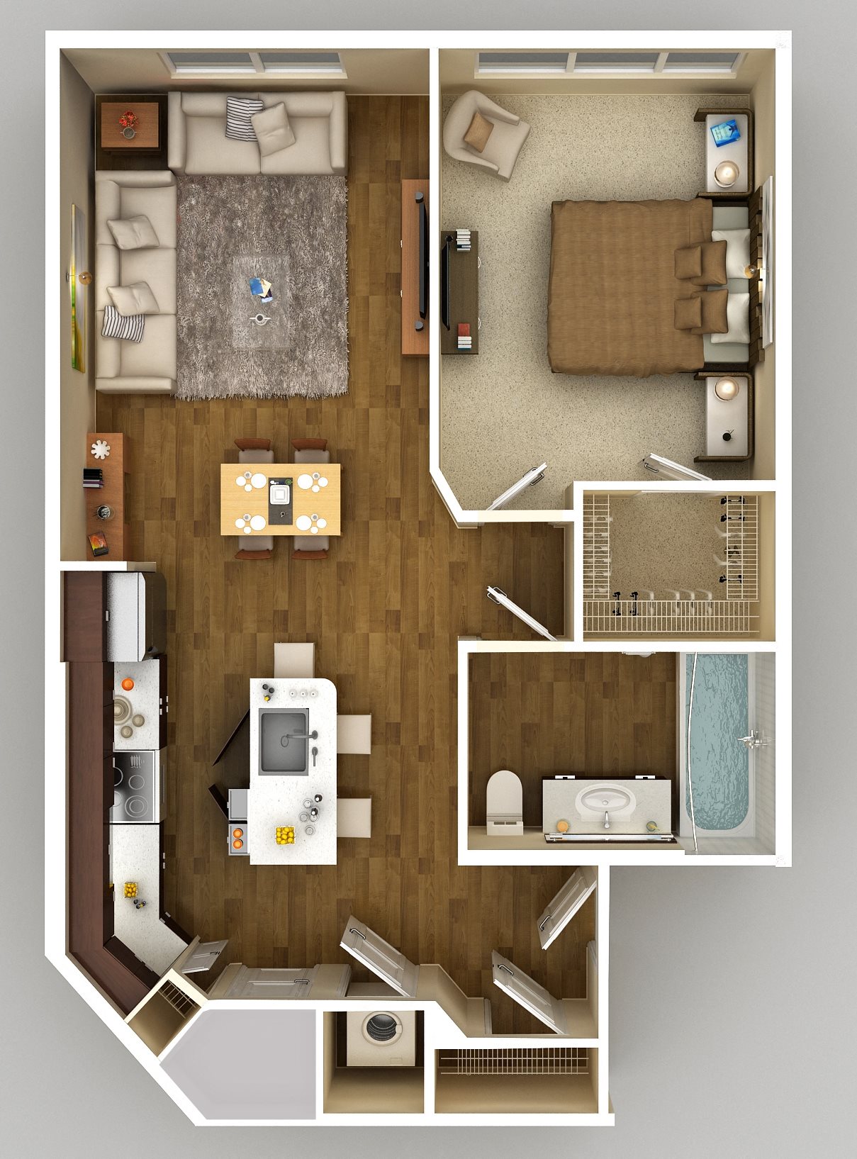 Floor Plans of Station 650 in Alexandria, VA