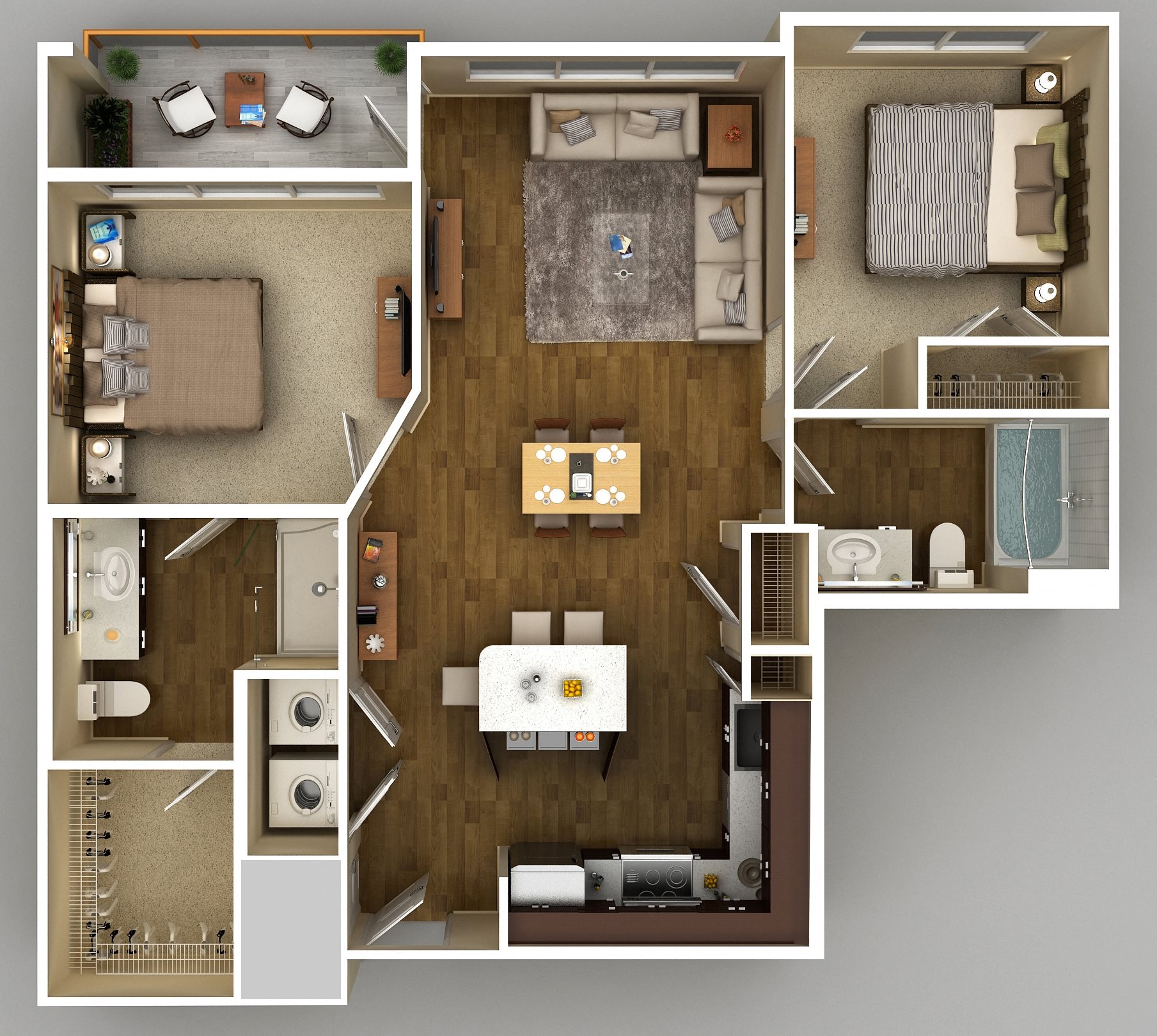 Floor Plans of Station 650 in Alexandria, VA