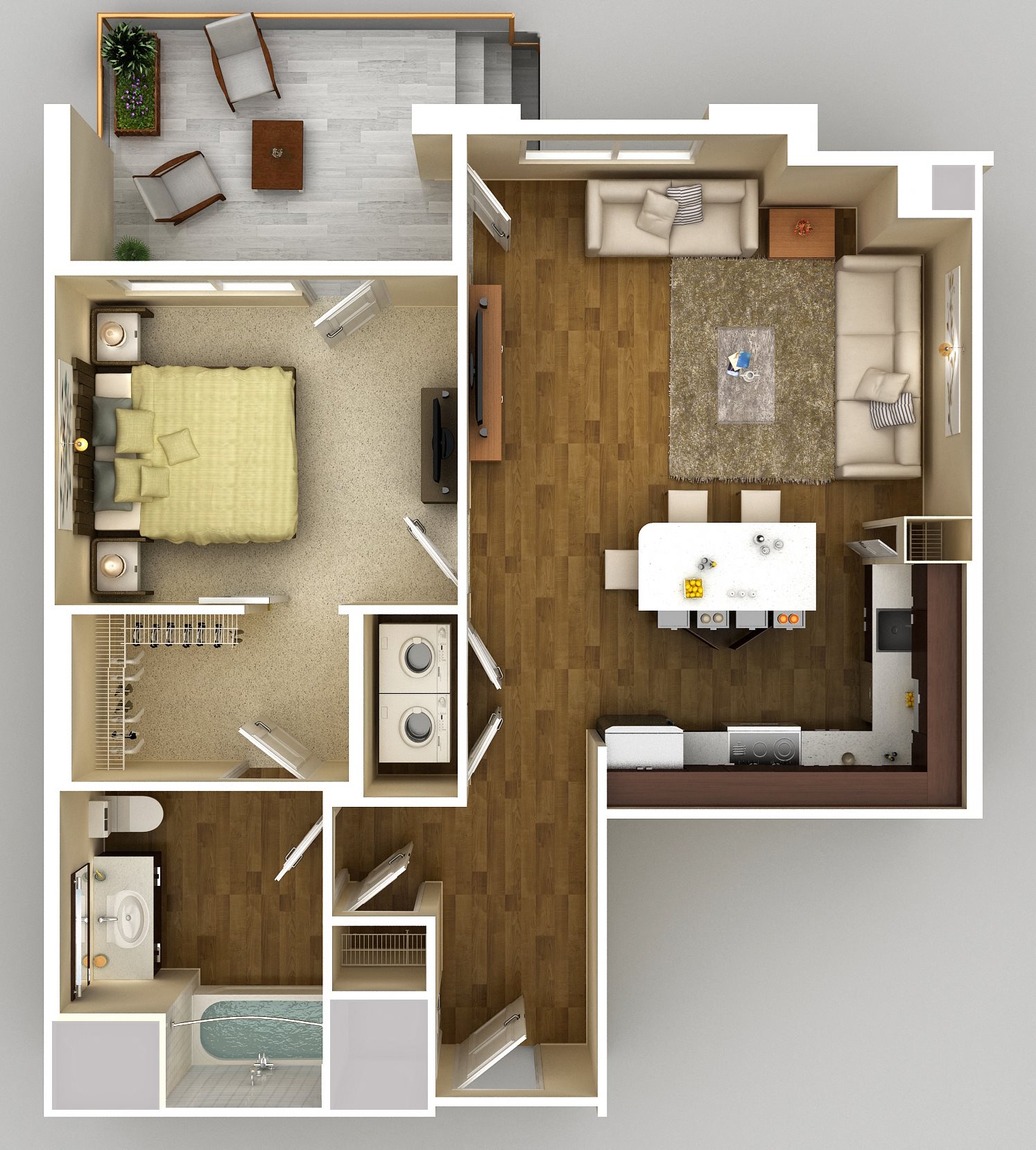 Floor Plans of Station 650 in Alexandria, VA