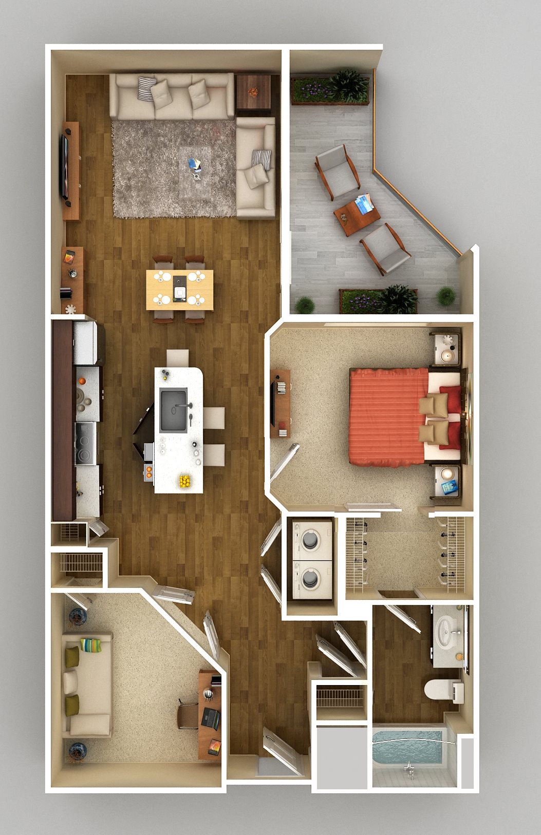 Floor Plans of Station 650 in Alexandria, VA