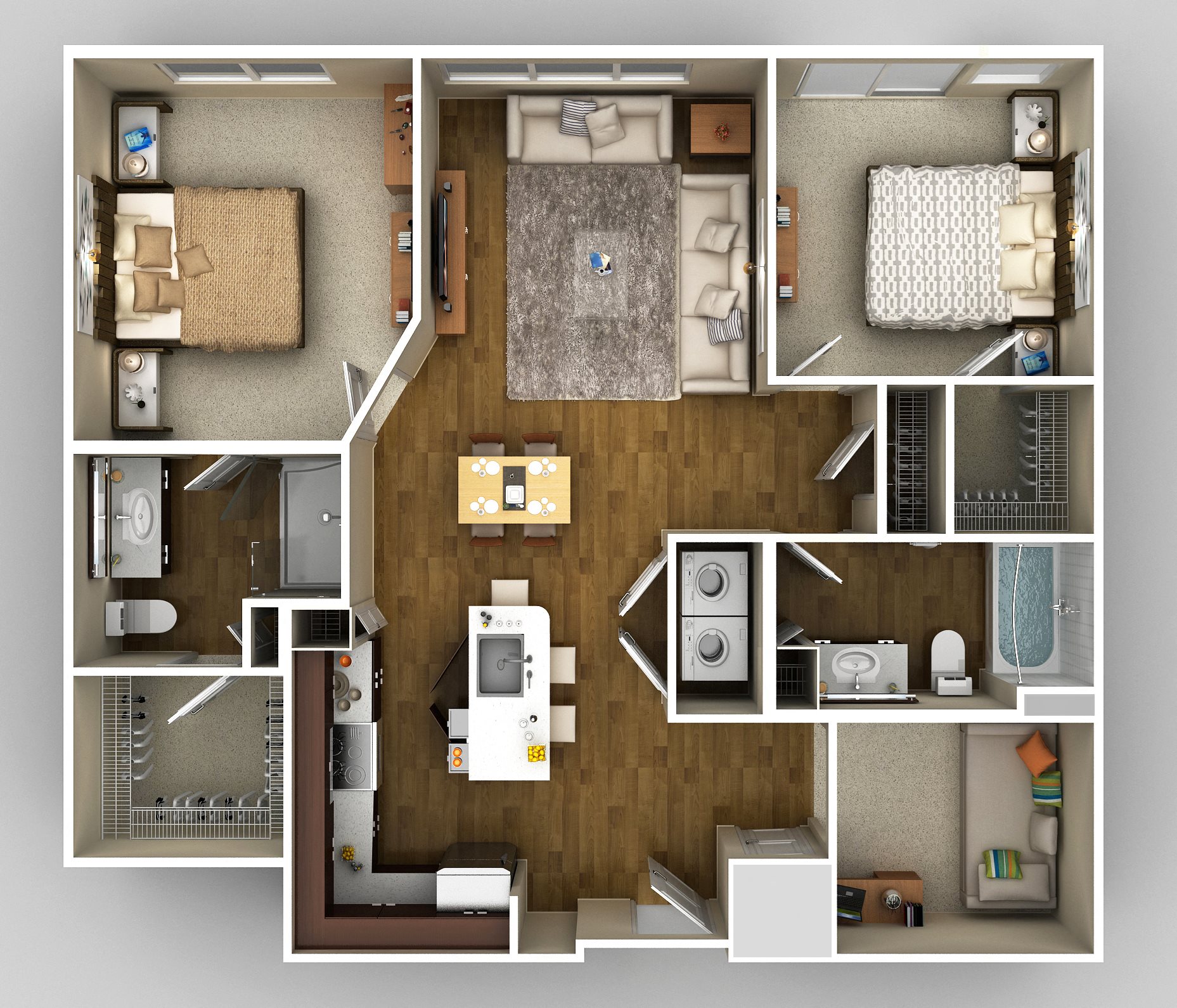 Floor Plans of Station 650 in Alexandria, VA