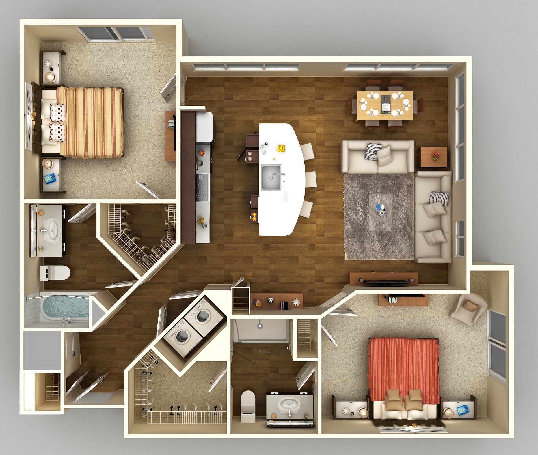 Floor Plans of Station 650 in Alexandria, VA