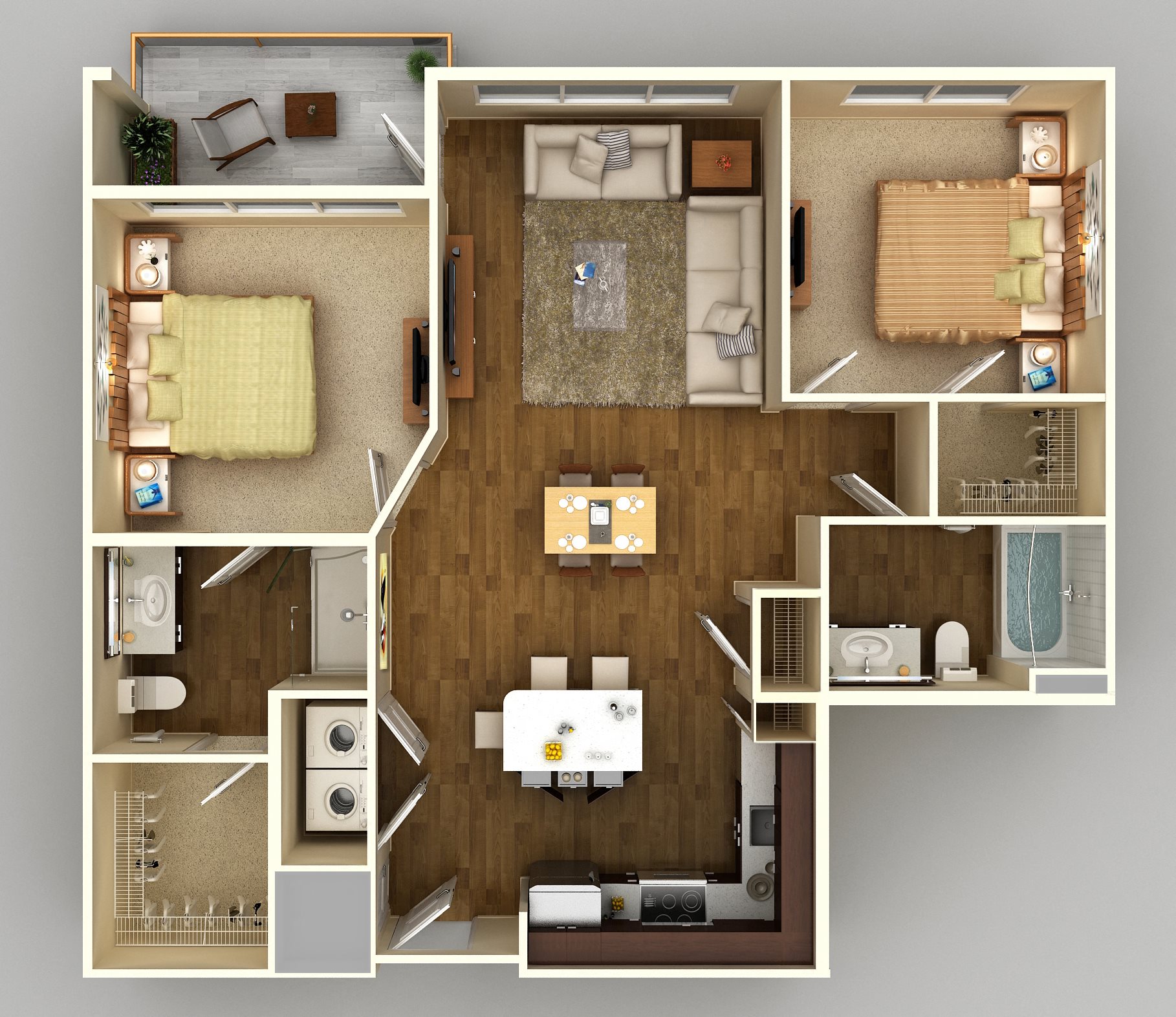 Floor Plans of Station 650 in Alexandria, VA