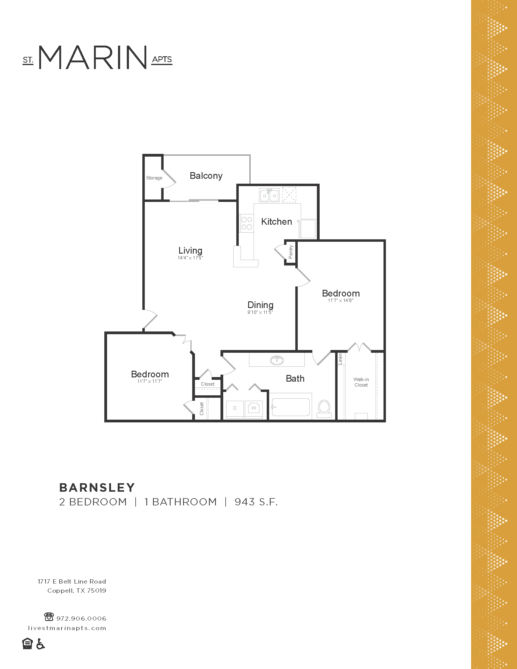 Floor Plans of St. Marin in Coppell, TX