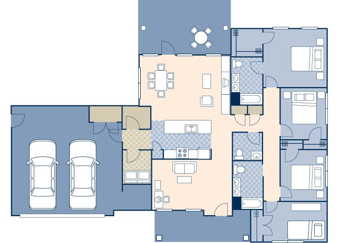 Air Commando Village 2200 B Floor Plan 4