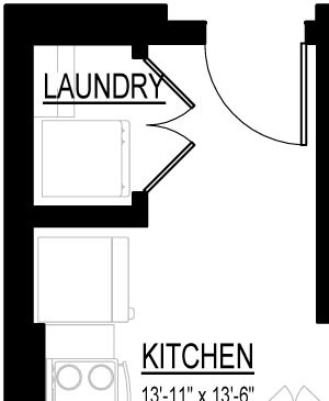1 Bed 1 Bath G Floor Plan 1 Bed 1 Bath G Floor Plan at Courthouse Square Apartments, Illinois