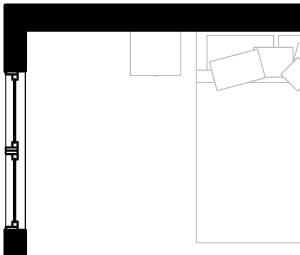 3 Bed 2 Bath Y Floor Plan 3 Bed 2 Bath Y Floor Plan at Courthouse Square Apartments, Wheaton, IL, 60187
