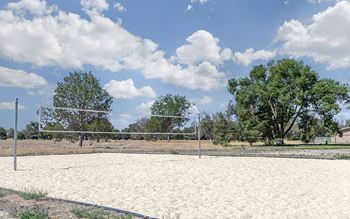 Basketball, tennis and volleyball courts
