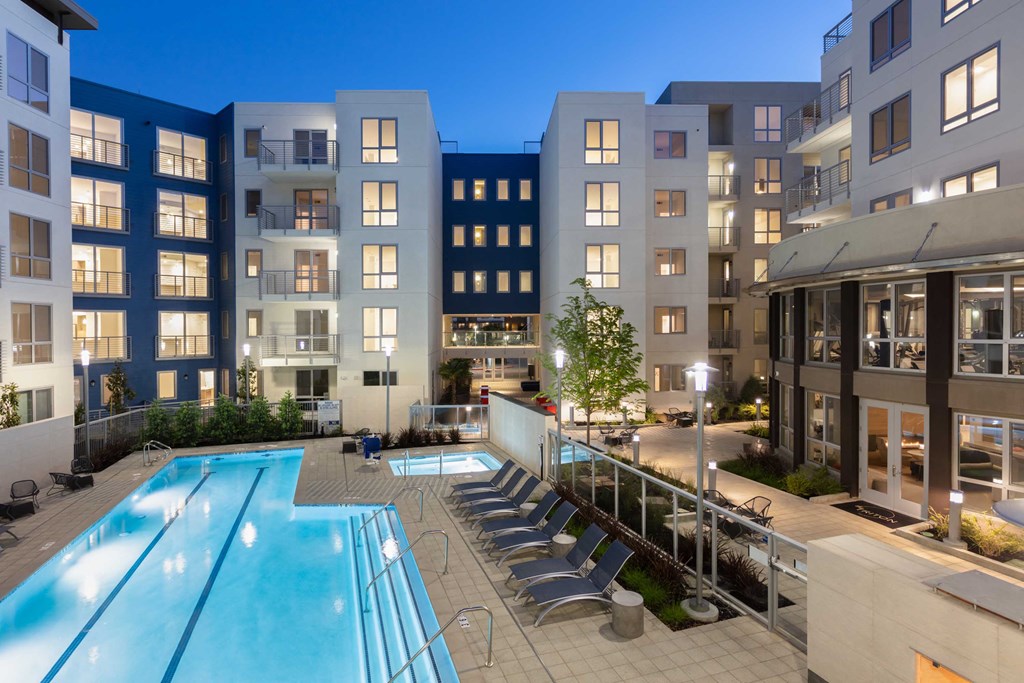 The Triton Foster City CA Pool