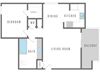 1 bed and 1 bath