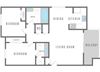 2 bed and 2 bath