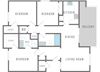 3 bed and 2 bath