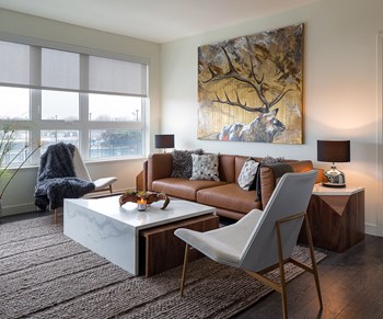 Spacious Living Rooms at Woodside Village