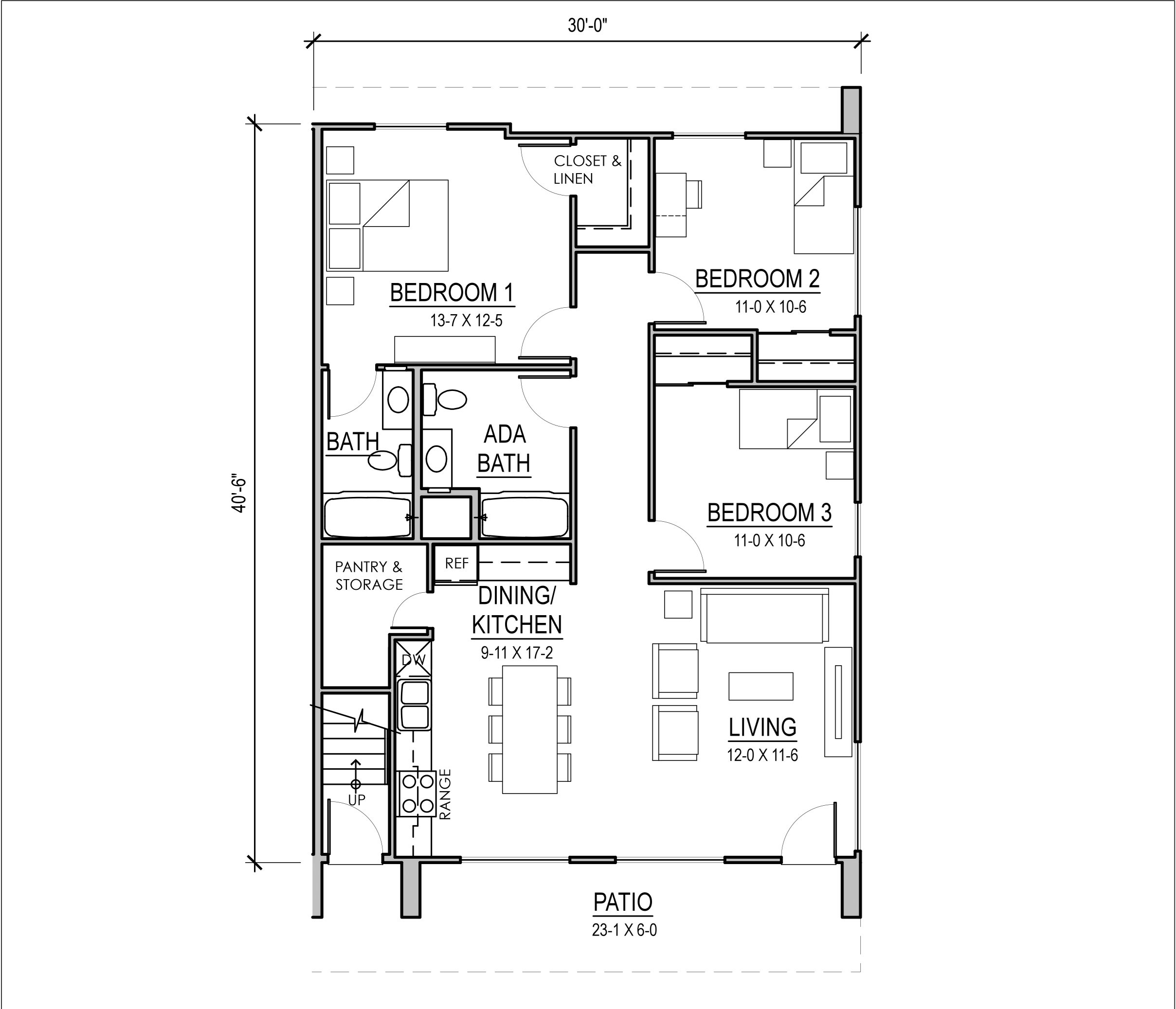 Rosewood Court I Three Bedroom Unit Rosewood Court I Three Bedroom Unit