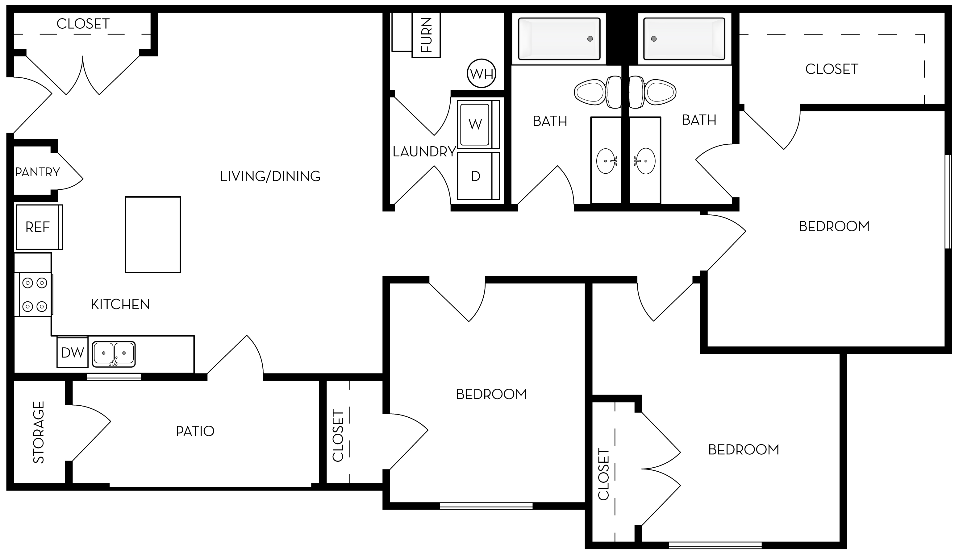 Floor Plans of Aderra (UT) in Roy, UT