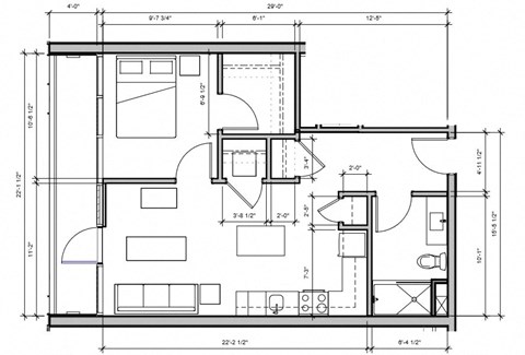 1000 S. Broad Studio-3 Beds Apartment for Rent - Photo Gallery 41