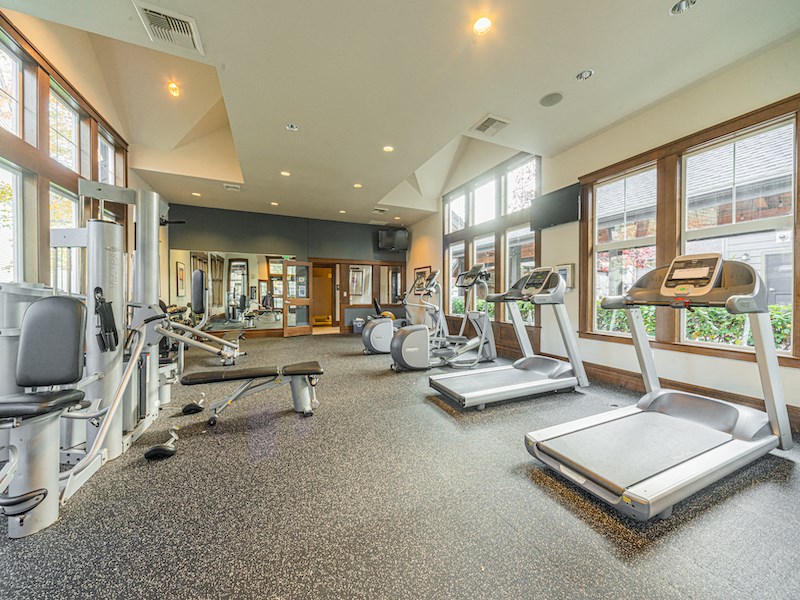 the gym at the apartments ga