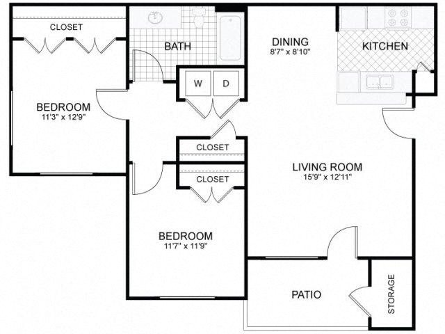 Floor Plans of Echelon in Lakewood, WA