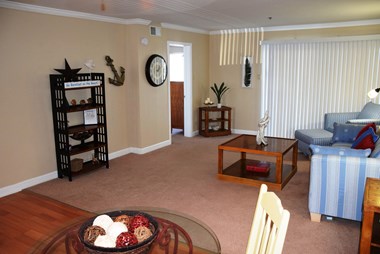 Living Room at Anchorage Apartments, Slidell, LA