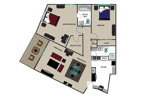 at Anchorage Apartments, Louisiana