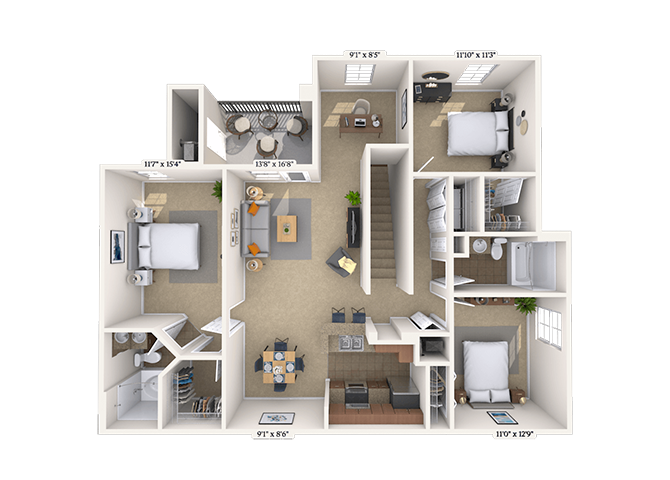 3000 Colonial Parkway 1-3 Beds Apartment for Rent - Photo Gallery 30