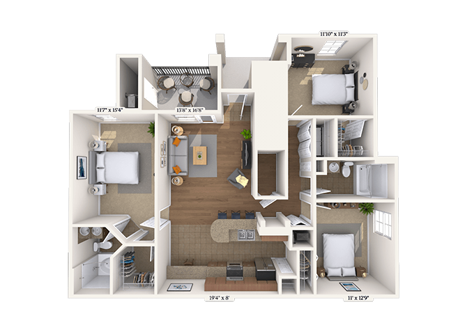 3000 Colonial Parkway 1-3 Beds Apartment for Rent - Photo Gallery 31
