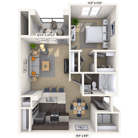 11001 South 1st Street 1-3 Beds Apartment for Rent - Photo Gallery 11