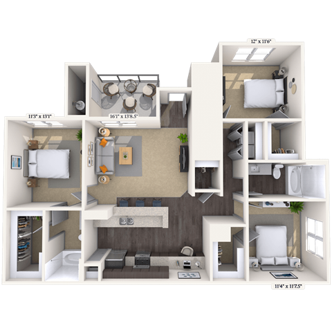 11001 South 1st Street 1-3 Beds Apartment for Rent - Photo Gallery 16